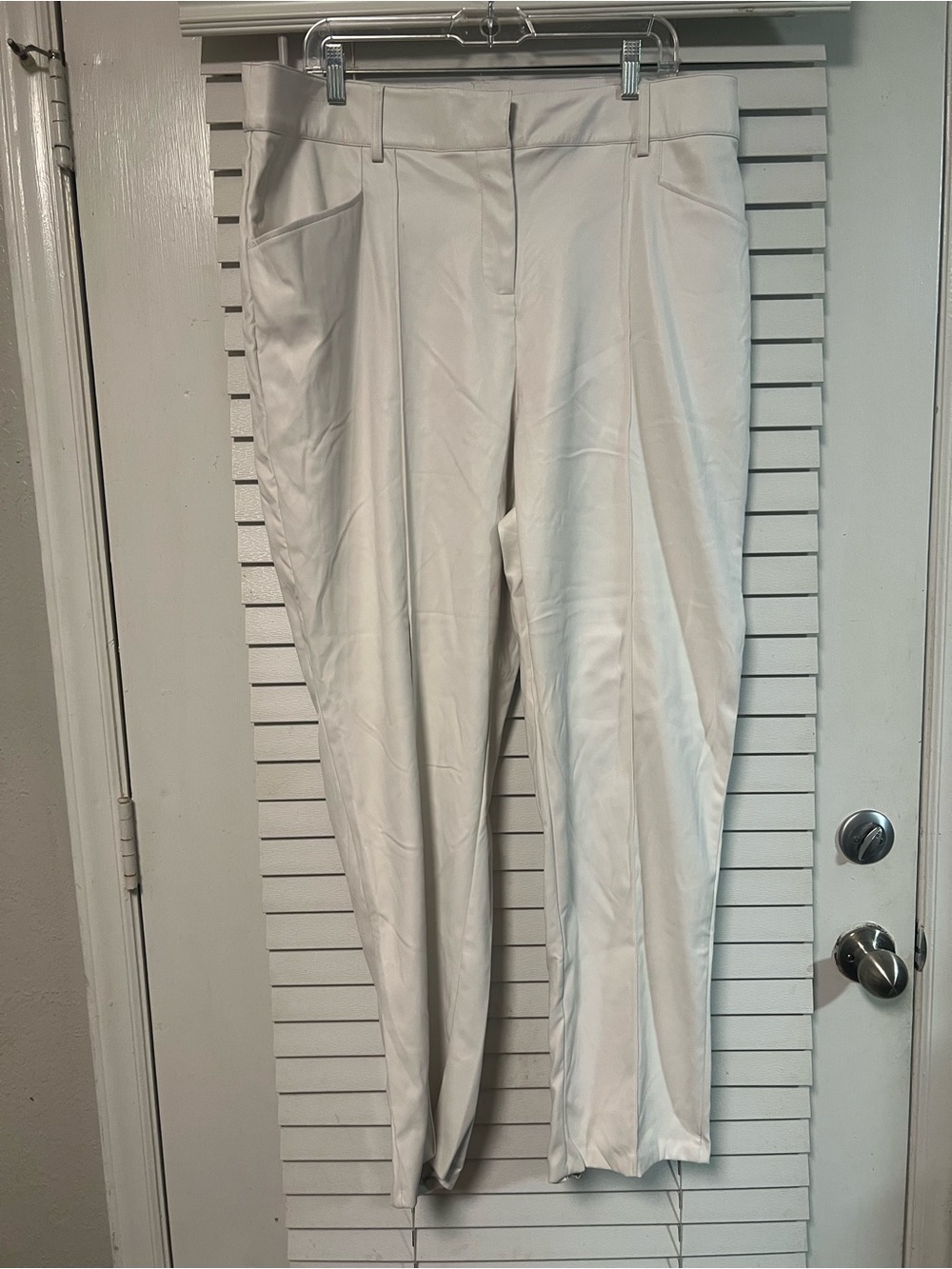 Tailored Women's White Dress Pants